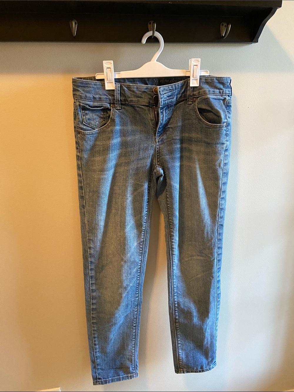 NY&Co Women’s Blue Denim Slim Slouch Jeans